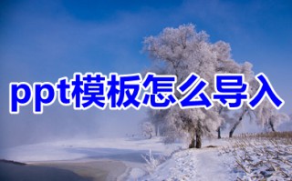 ppt模板怎么导入 ppt模板导入图文教程