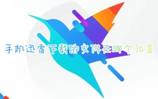 手机迅雷下载的文件在哪个位置 迅雷下载的文件在哪个文件夹