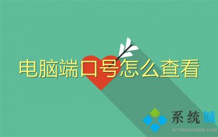 电脑端口号怎么查看 如何查看电脑端口