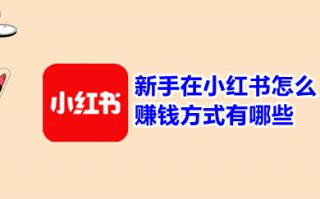 新手在小红书怎么赚钱方式有哪些 个人小红书怎么样才能有收益
