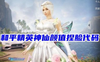 和平精英神仙颜值捏脸代码男女 吃鸡绝美超可爱捏脸娇羞咬唇代码分享