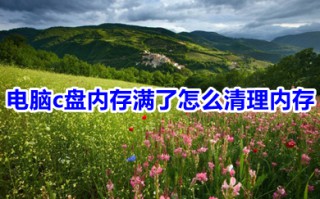 电脑c盘内存满了怎么清理内存 电脑c盘内存满了清理内存的方法介绍