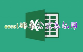 excel排名公式怎么用 excel如何自动统计排名