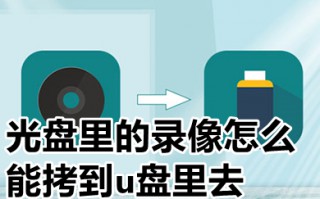 光盘里的录像怎么能拷到u盘里去 光盘里的录像拷到u盘里去的方法介绍