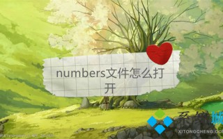 numbers文件怎么打开 numbers文件如何在windows上打开