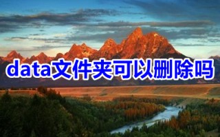 data文件夹可以删除吗 data文件夹有什么用