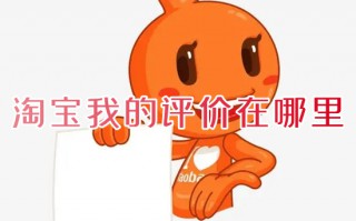 淘宝我的评价在哪里 淘宝怎么看自己的评价