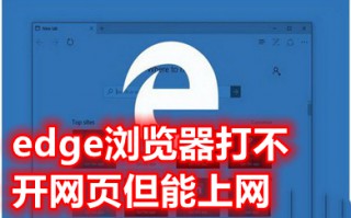 edge浏览器打不开网页但能上网 为什么edge浏览器打不开网页