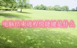 电脑结束进程快捷键是什么 win10结束进行快捷键介绍
