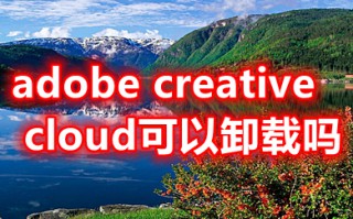 adobe creative cloud可以卸载吗 adobe creative cloud如何卸载