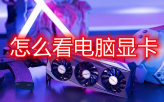 怎么看电脑显卡 快速查看电脑显卡的方法