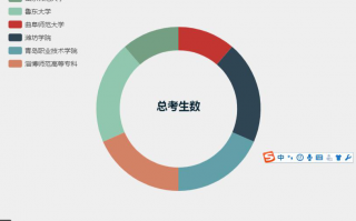 echarts饼图中间显示文字，echarts饼图大小设置