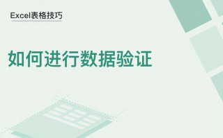 数据验证在excel什么位置（excel表格如何进行数据验证）