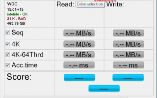 SSD固态硬盘速度检测工具as ssd benchmark 使用方法