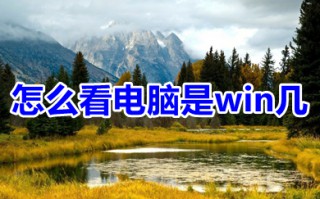 怎么看电脑是win几 怎么查自己的电脑是win几