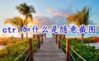ctrl加什么是随意截图 电脑随意截图的快捷方式介绍