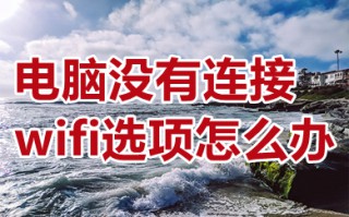 电脑没有连接wifi选项怎么办 电脑没有连接wifi选项的解决方法介绍