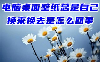 电脑桌面壁纸总是自己换来换去是怎么回事 如何锁定电脑壁纸不变
