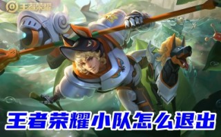 王者荣耀小队怎么退出 王者荣耀退出小队方法教程