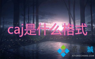 caj是什么格式 caj格式的具体介绍