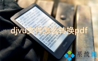 djvu文件怎么转换pdf djvu转pdf的方法