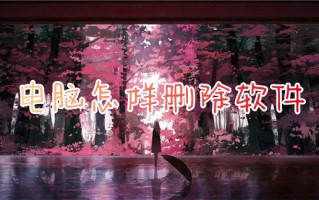 电脑怎样删除软件 电脑如何卸载软件干净