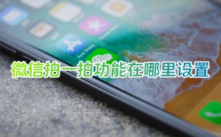 微信拍一拍功能在哪里设置 微信拍了拍后面加一句话怎么设置