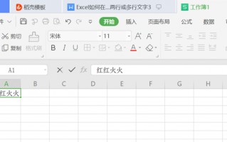 一个单元格内怎么打两行字（一个单元格内输入两行或多行文字方法）