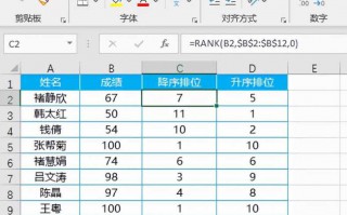 RANK函数怎么用排名降序（教会你RANK的使用方法）