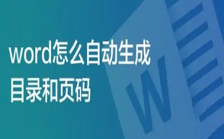 word怎么自动生成目录和页码 word导航目录设置