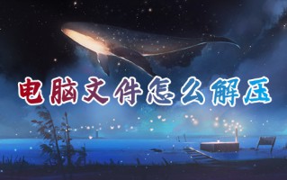 电脑文件怎么解压 电脑如何解压文件压缩包zip