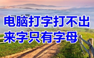 电脑打字打不出来字只有字母 电脑键盘打不出字只有字母的解决方法
