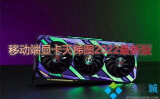 移动端显卡天梯图2022最新版 笔记本电脑显卡天梯图排行榜