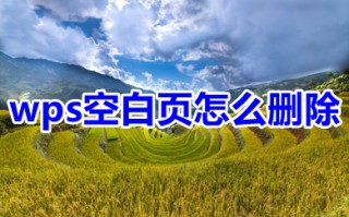 wps空白页怎么删除 怎么删除wps文档空白页