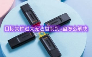 目标文件过大无法复制到u盘怎么解决 文件过大放不到u盘怎么办