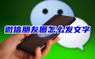 微信朋友圈怎么发文字 微信朋友圈发表文字的方法教程