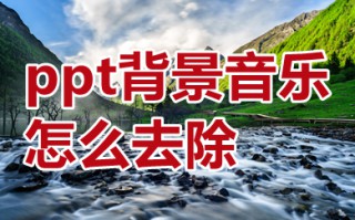 ppt背景音乐怎么去除 ppt模板自带背景音乐怎么去除