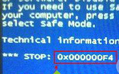 电脑断电后重启屏幕出现蓝屏代码0x000000f4解决方法
