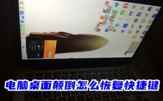 电脑桌面颠倒怎么恢复快捷键 电脑显示屏桌面颠倒了的解决方法