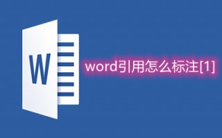 word引用怎么标注[1] word如何引用参考文献