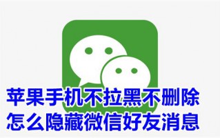 苹果手机不拉黑不删除怎么隐藏微信好友消息 微信如何让某人消息不弹出也不显示在微信