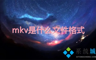 mkv是什么文件格式 mkv和mp4什么区别