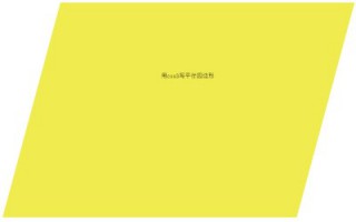用css3旋转写平行四边形