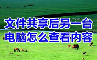 文件共享后另一台电脑怎么查看内容 两台电脑如何找到共享文件夹里的文件