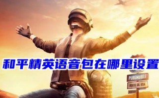 和平精英语音包在哪里设置更换2023 和平精英语音包设置攻略