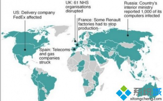 国外哪些部门受到勒索病毒WannaCry影响最大！成为&ldquo;重灾区&rdquo;