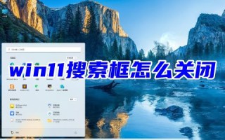 win11搜索框怎么关闭 win11搜索功能没反应怎么办