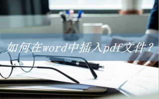 word中插入pdfpdf文件（两个方法轻松搞定）