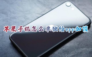 苹果手机怎么单独给app加锁 苹果手机如何设置软件密码锁
