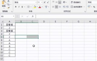 excel找出重复项并计数公式（选中区域的连续相同值的个数统计）